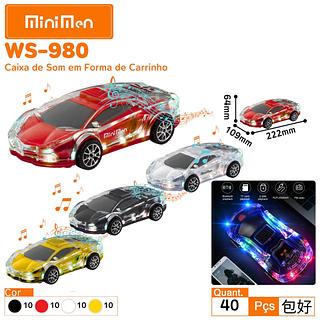 Caixa de Som em Forma de Carrinho