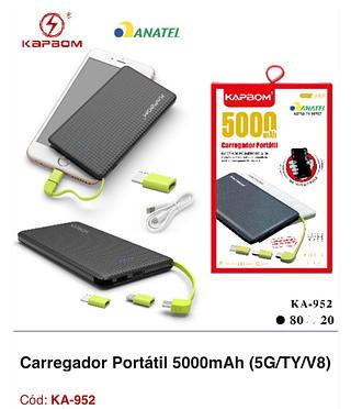 Power bank 5000 mAh