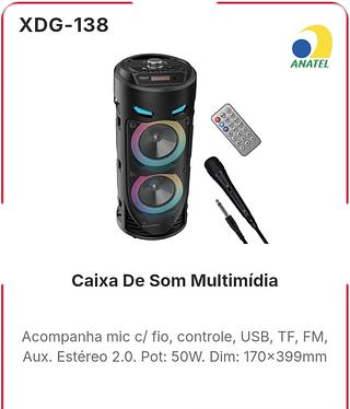 Caixa De Som Multimídia
