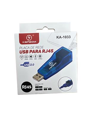 Placa de Rede USB RJ45 2A