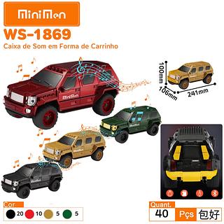 Caixa de Som em Forma de Carrinho