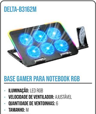 BASE GAMER PARA NOTEBOOK RGB