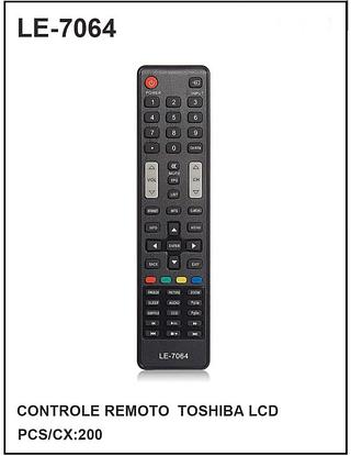 CONTROLE REMOTO TOSHIBA LCD