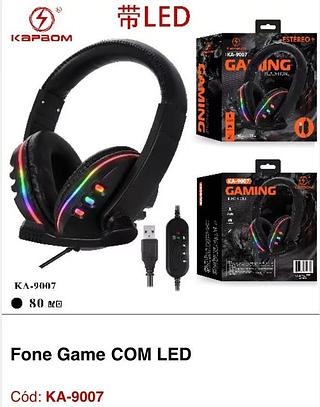 Fone Game COM LED