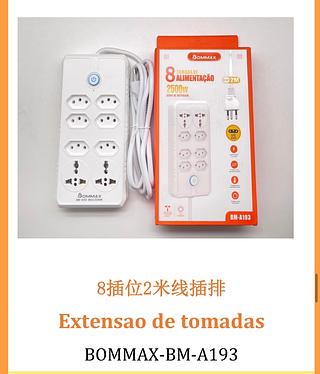 Extensao de tomadas 2M