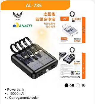 Powerbank • . 10000mAh • . Carregamento solar