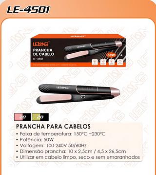 PRANCHA PARA CABELOS • Faixa de temperatura: 150°C ~230°C
