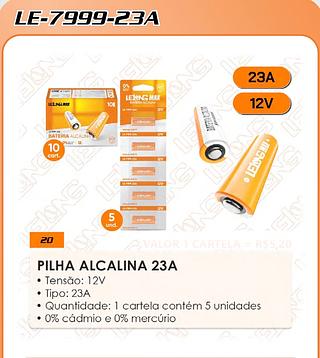 PILHA ALCALINA 23A