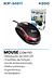 MOUSE COM FIO • Resolução de 1000 DPI