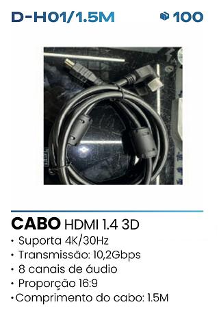 CABO HDMI 1.4 3D 1.5M