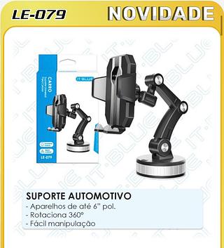 SUPORTE AUTOMOTIVO - Aparelhos de até 6" pol. - Rotaciona 360°