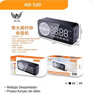 Relógio Despertador • Possui funçao de rádio