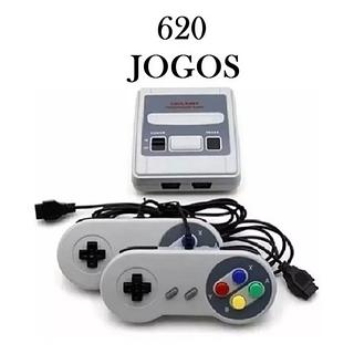 Video Game Retro Anos 80 E 90 620 Jogos 8 bits 2 Controles