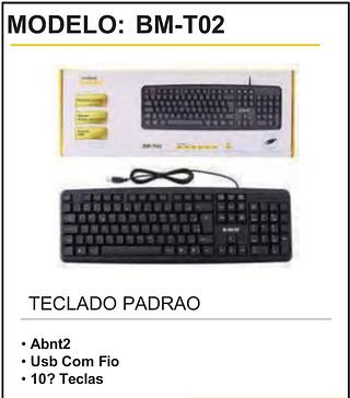 Teclado com Fio USB