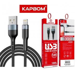 KAPBOM CABO DE DADOS 4.8A 1M-IOS