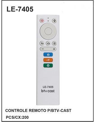 CONTROLE REMOTO P/BTV-CAST