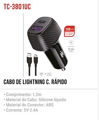 CABO DE LIGHTNING C. RÁPIDO