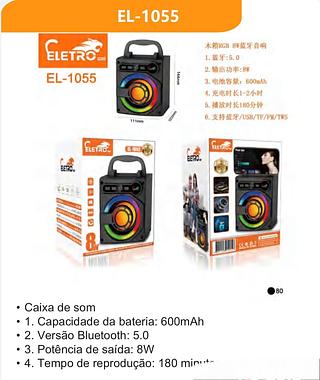 Caixa de som Potência de saída: 8W