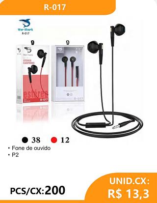 Fone de ouvido • P2