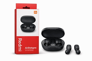 ￼FONE BLUETOOTH AIRDOTS XIAOMI DISPLAY VERMELHO