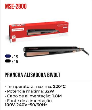 PRANCHA ALISADORA BIVOLT