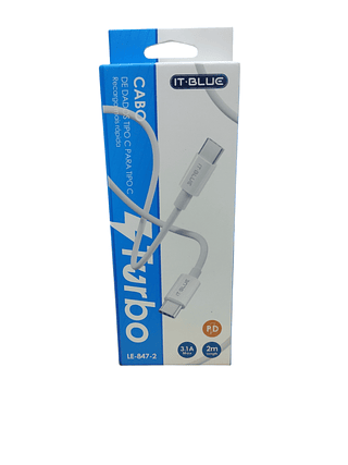 IT-BLUE CABO DE DADOS TURBO 2M 3.1AMAX PD