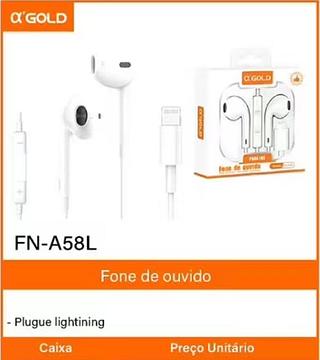Fone de ouvido - Plugue lightining