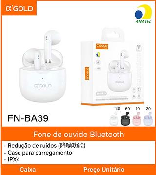 Fone de ouvido Bluetooth - Redugao de ruidos