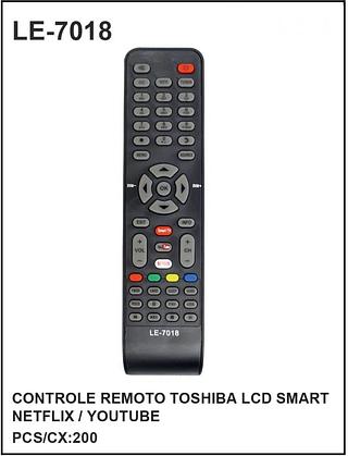 CONTROLE REMOTO TOSHIBA LCD SMART NETFLIX / YOUTUBE
