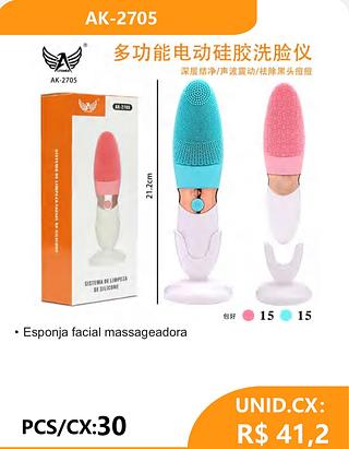 Esponja facial massageadora
