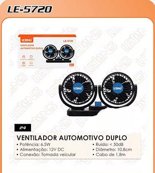 VENTILADOR AUTOMOTIVO DUPLO 12V