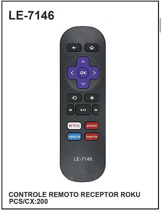 CONTROLE REMOTO RECEPTOR ROKU