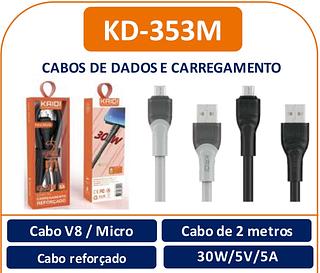 Cabo V8 / Micro de 2 metros