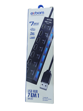 HUB USB 7 PORTAS