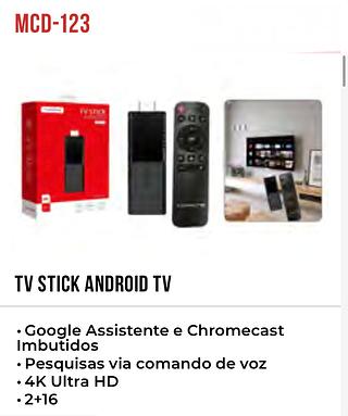 TV STICK ANDROID TV • 4K Ultra HD • 2+16