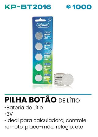 PILHA BOTÃO DE LÍTIO