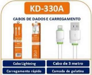 CABOS DE DADOS E CARREGAMENTO Cabo de 3 metro Cabo Lightning
