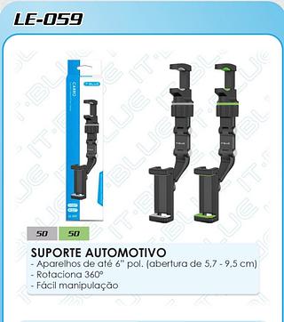 SUPORTE AUTOMOTIVO - Aparelhos de até 6" pol. (abertura de 5,7 - 9,5 cm)