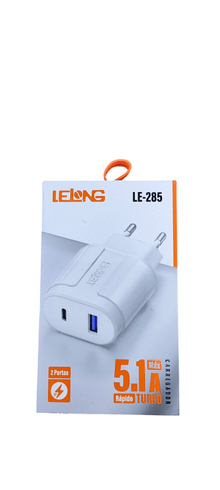 LELONG- TOMADA TURBO 5.1A 2 PORTAS USB -TPC