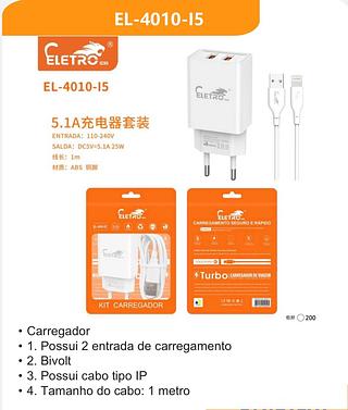 1. Possui 2 entrada de carregamento • 2. Bivolt • 3. Possui cabo tipo IP
