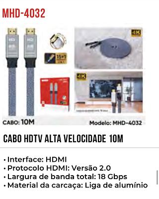 CABO HDTV ALTA VELOCIDADE 10M