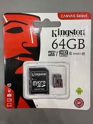 Kingston cartao 64G