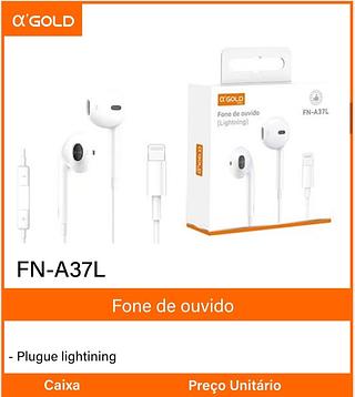 Fone de ouvido- Plugue lightining