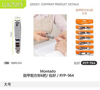 ￼Kit 6 Cortador De Unha Grande