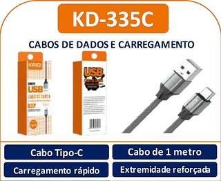 KAIDI CABO DE CARGA RAPIDO 2.4A MAX-TPC