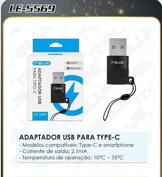 ADAPTADOR USB PARA TYPE-C