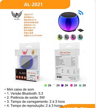 Mini caixa de som pode cartao de memoria
