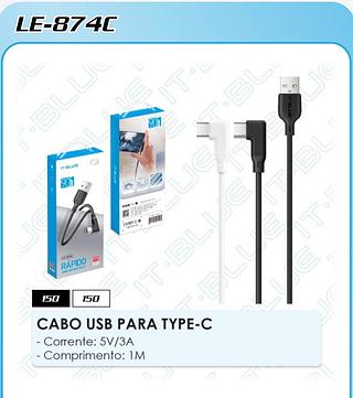 CABO USB PARA TYPE-C