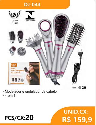 Modelador e ondulador de cabelo • 4 em 1