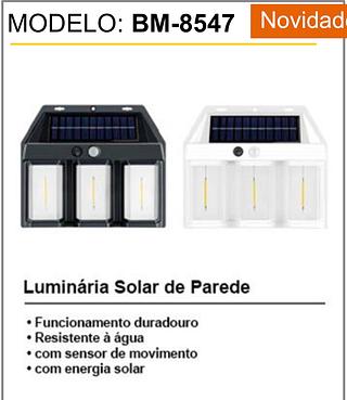 Luminária Solar de Parede